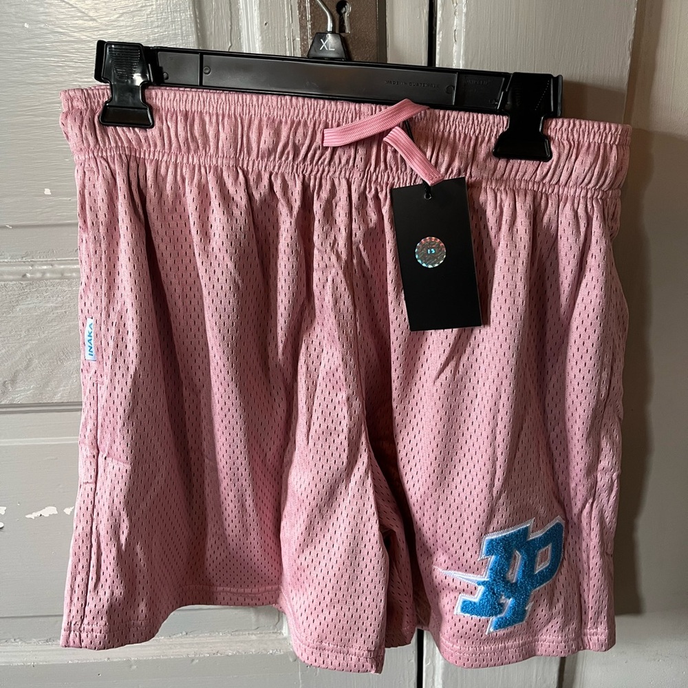 Inaka Power Pink Athletic Mesh Shorts